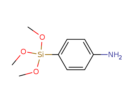 Benzenamine,4-(trimethoxysilyl)-  CAS NO.33976-43-1