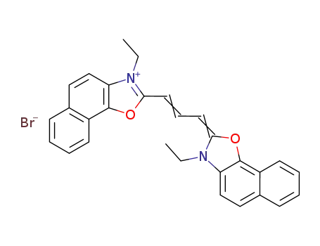 3-エチル-2-[3-(3-エチルナフト[2,1-d]オキサゾール-2(3H)-イリデン)-1-プロペニル]ナフト[2,1-d]オキサゾール-3-イウム?ブロミド