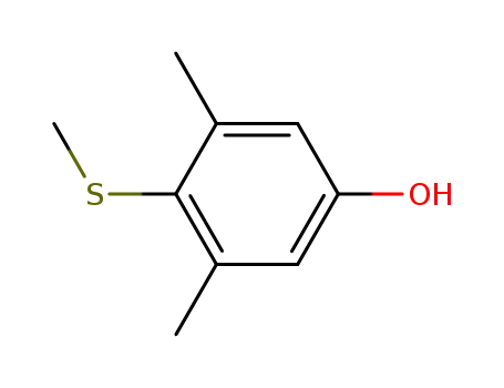 Molecular Structure of 7379-51-3 (4-(Methylthio)-3,5-xylenol)