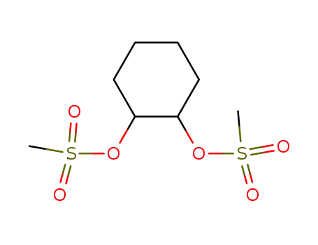 Molecular Structure of 55724-11-3 (1,2-Cyclohexanediol di(methanesulfonate))