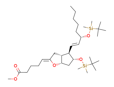 Prosta-5,13-dien-1-oicacid, 11,15-bis[[(1,1-dimethylethyl)dimethylsilyl]oxy]-6,9-epoxy-, methylester, (5Z,9a,11a,13E,15S)- (9CI)