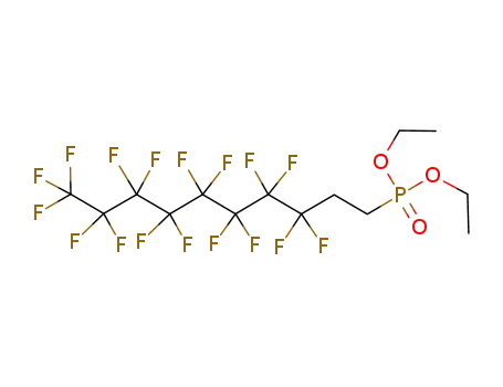 Molecular Structure of 90146-96-6 (Diethyl (3,3,4,4,5,5,6,6,7,7,8,8,9,9,10,10,10-heptadecafluorodec-1-yl)phosphonate)