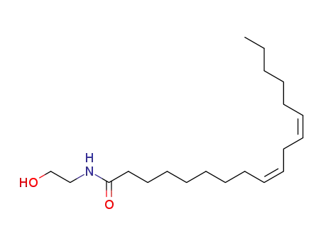 Molecular Structure of 68171-52-8 (LINOLEOYLETHANOLAMIDE)