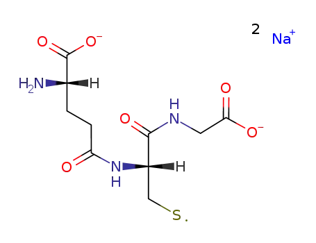 Molecular Structure of 34212-83-4 (glutathione, sodium salt)