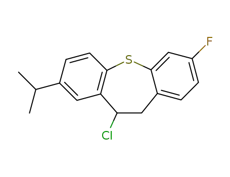 11-chloro-7-fluoro-2-isopropyl-10,11-dihydrodibenzo<b,f>thiepin