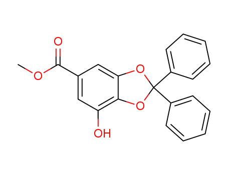 7-HYDROXY-2,2-DIPHENYL-BENZO[1,3]DIOXOLE-5-CARBOXYLIC ACID METHYL ESTER