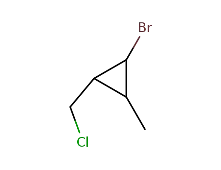 Molecular Structure of 101531-04-8 (1-bromo-3-methyl-2-chloromethylcyclopropane)