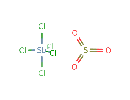 Molecular Structure of 25362-97-4 (SbCl<sub>5</sub>*SO<sub>3</sub>)
