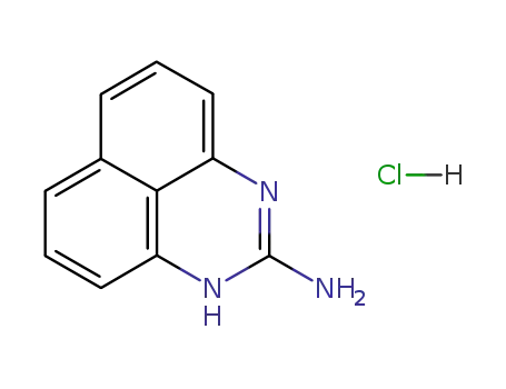Molecular Structure of 70456-77-8 (1H-perimidin-2-amine monohydrochloride)