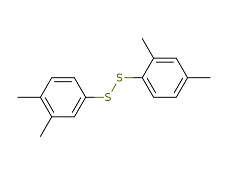 Molecular Structure of 65087-05-0 (2,4-xylyl 3,4-xylyl disulphide)