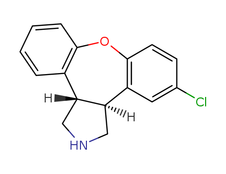 1H-Dibenz[2,3:6,7]oxepino[4,5-c]pyrrole,5-chloro-2,3,3a,12b-tetrahydro-, trans-