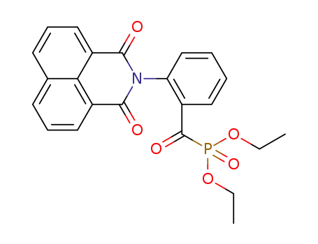 Molecular Structure of 1379148-12-5 (diethyl {2-(1,3-dioxo-1H-benzo[de]isoquinolin-2(3H)-yl)}benzoylphosphonate)