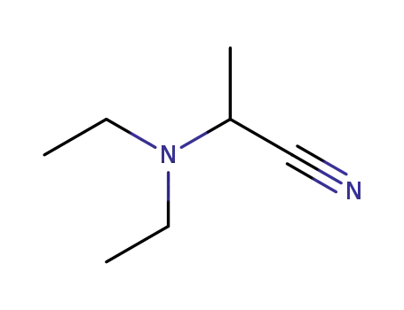 Molecular Structure of 82215-74-5 (Propanenitrile, 2-(diethylamino)-)