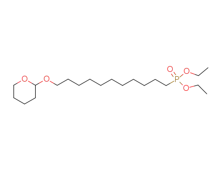 Phosphonic acid, [11-[(tetrahydro-2H-pyran-2-yl)oxy]undecyl]-, diethyl
ester