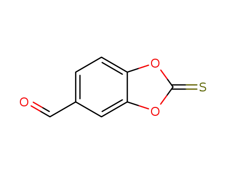 2-thioxobenzo[d][1,3]dioxole-5-carbaldehyde
