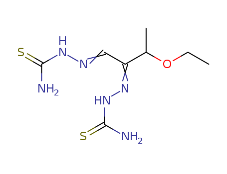 Hydrazinecarbothioamide,2,2'-[1-(1-ethoxyethyl)-1,2-ethanediylidene]bis-