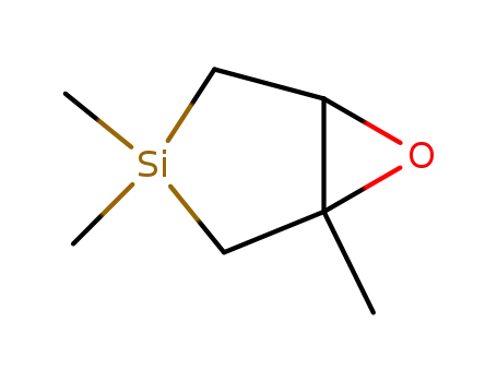 Molecular Structure of 33460-17-2 (6-Oxa-3-silabicyclo[3.1.0]hexane, 1,3,3-trimethyl-)