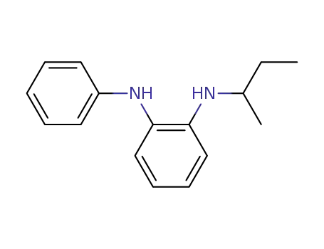 Molecular Structure of 7383-98-4 (N-(1-methylpropyl)-N'-phenylbenzene-1,2-diamine)
