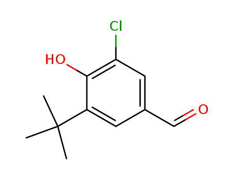 3-chloro-4-hydroxy-5-tert-butyl-benzaldehyde