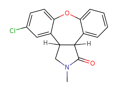 cis-5-Chloro-2,3,3a,12b-tetrahydro-2-methyl-1H-dibenz[2,3:6,7]oxepino[4,5-c]pyrrole-1-one