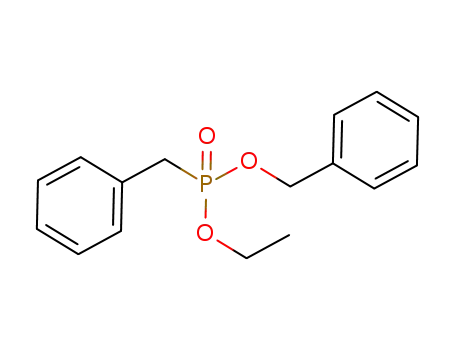 Molecular Structure of 945933-82-4 (benzylphosphonic acid benzyl ethyl ester)