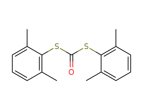 Molecular Structure of 109404-65-1 (Bis-<2,6-dimethyl-phenyl>-dithiolcarbonat)