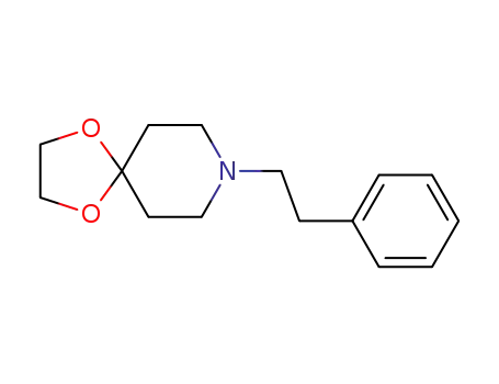 Molecular Structure of 16771-89-4 (8-PHENETHYL-1,4-DIOXA-8-AZA-SPIRO[4.5]DECANE)