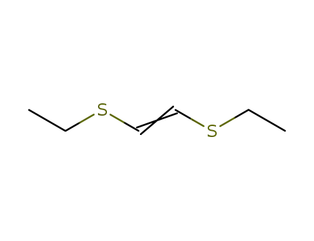 Molecular Structure of 13105-10-7 (1,2-Bis(ethylthio)ethene)