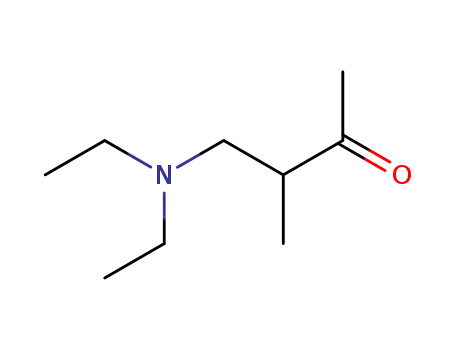 Molecular Structure of 25115-53-1 (2-Butanone,4-(diethylamino)-3-methyl-)
