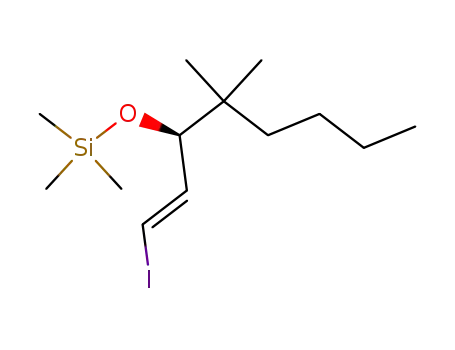 [(R)-1-((E)-2-Iodo-vinyl)-2,2-dimethyl-hexyloxy]-trimethyl-silane