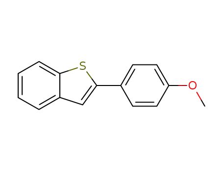 Molecular Structure of 27884-09-9 (2-(4-Methoxyphenyl)benzothiophene)