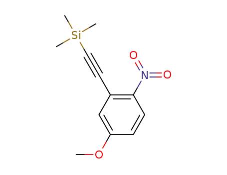2-(5-methoxy-2-nitrophenyl)-1-(trimethylsilyl)ethyne
