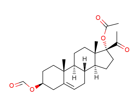17α-アセトキシ-3β-ホルミルオキシプレグナ-5-エン-20-オン