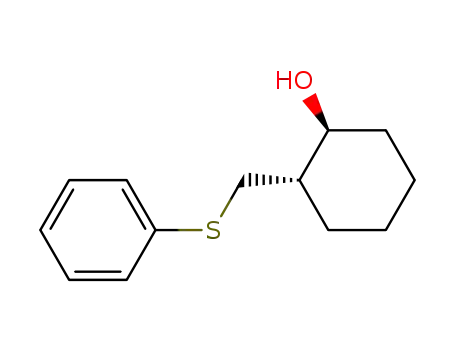 Molecular Structure of 63823-55-2 (Cyclohexanol, 2-[(phenylthio)methyl]-, trans-)