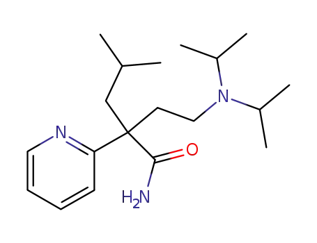 Molecular Structure of 78833-03-1 (2-Pyridineacetamide, a-[2-[bis(1-methylethyl)amino]ethyl]-a-(2-methylpropyl)-)