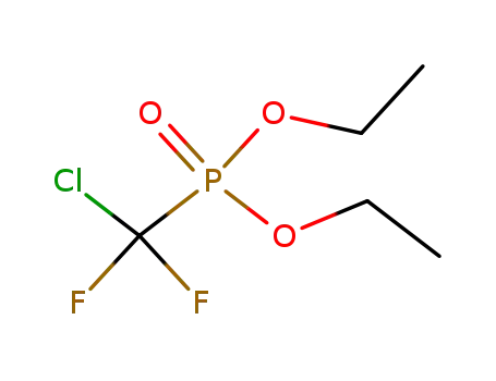 Molecular Structure of 113161-60-7 (Phosphonic acid, (chlorodifluoromethyl)-, diethyl ester)