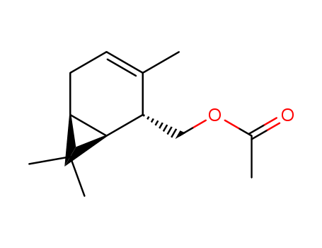 (3,7,7-Trimethylbicyclo(4.1.0)hept-3-en-2-yl)methyl acetate