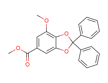 Methyl 7-methoxy-2,2-diphenyl-1,3-benzodioxole-5-carboxylate