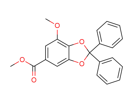 Methyl 7-methoxy-2,2-diphenyl-1,3-benzodioxole-5-carboxylate