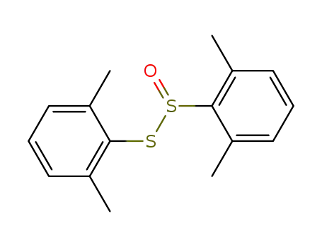 Molecular Structure of 66713-32-4 (Benzenesulfinothioic acid, 2,6-dimethyl-, S-(2,6-dimethylphenyl) ester)