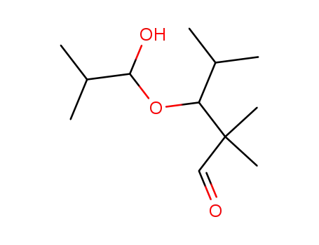 Molecular Structure of 43079-80-7 (3-(α-hydroxy-isobutoxy)-2,2,4-trimethyl-valeraldehyde)