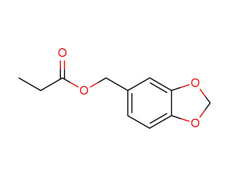 Molecular Structure of 6890-26-2 (benzo-1,3-dioxole-5-methanol propanoate)