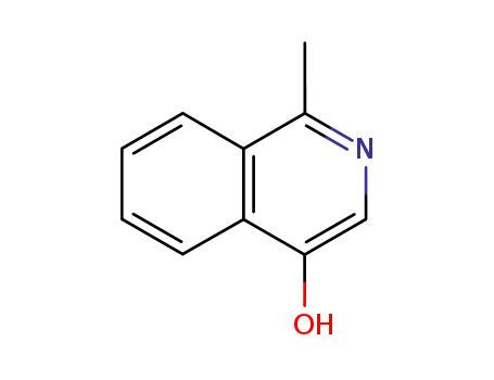 Molecular Structure of 27311-64-4 (4-Isoquinolinol,1-methyl-(8CI,9CI))