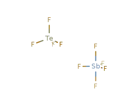 Molecular Structure of 20587-27-3 (TeF<sub>4</sub>*SbF<sub>5</sub>)