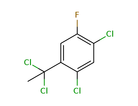 C<sub>8</sub>H<sub>5</sub>Cl<sub>4</sub>F