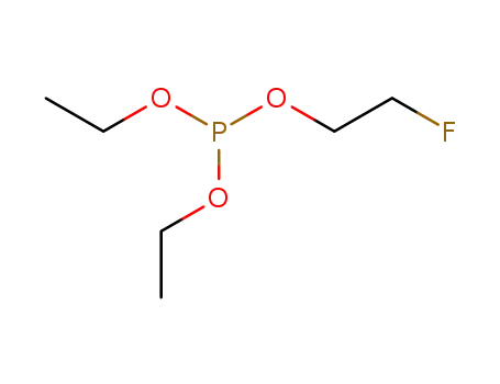 Molecular Structure of 1765-38-4 (Phosphorous acid, diethyl 2-fluoroethyl ester)