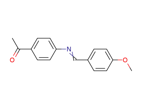 Molecular Structure of 23596-02-3 (4-ACETYL-N-(4-METHOXYBENZYLIDENE)ANILIN&)