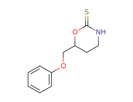 Phenoxymethyl-6-tetrahydroxazine-1,3-thione-2