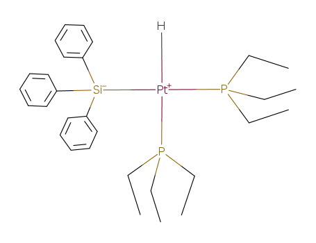 cis-Pt(PEt<sub>3</sub>)2(H)(SiPh<sub>3</sub>)