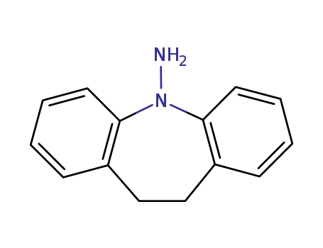 Molecular Structure of 7458-07-3 (10,11-dihydro-5H-dibenz[b,f]azepin-5-amine)